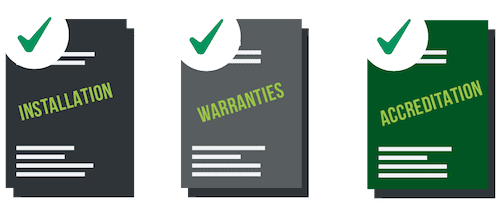 tips for selecting installers: installation, warranties and accreditation